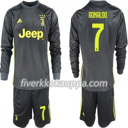 Jalkapallo Pelipaidat/Peliasut Juventus Ronaldo 7 Lasten Kolmaspelipaita 2018-2019 Pitkähihainen Jalkapallo Pelipaidat/Peliasut Juventus Ronaldo 7 Lasten Kolmaspelipaita 2018-2019 Pitkähihainen